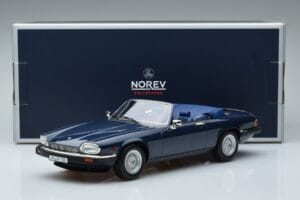 Jaguar XJS V12 Kabrió Kék Metál Limitált Kiadás Norev 1:18 182636 Fém – 6. kép a 6-ből