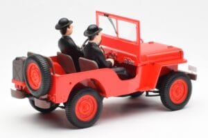 Jeep Willys Tintin 2 Figura UT Models 1:18 180150000 Fém – 2. kép a 6-ből