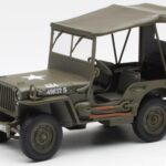 Jeep Willys Ponyvával UT Models 1:18