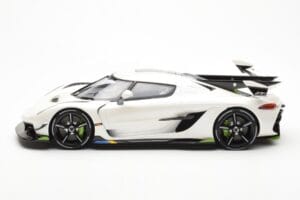 Koenigsegg Jesko Attack Fehér GT Spirit 1:18 GT389 Gyanta – 3. kép a 6-ből