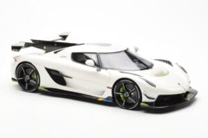 Koenigsegg Jesko Attack Fehér GT Spirit 1:18 GT389 Gyanta – 4. kép a 6-ből