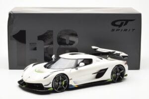 Koenigsegg Jesko Attack Fehér GT Spirit 1:18 GT389 Gyanta – 6. kép a 6-ből