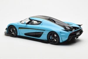 Koenigsegg Regera Baby Kék GT Spirit 1:18 GT881 Gyanta – 5. kép a 6-ből
