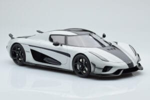 Koenigsegg Regera Szürke Asia Exclusive GT Spirit 1:18 CLDC026 Gyanta – 3. kép a 5-ből
