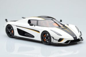 Koenigsegg Regera Fehér GT Spirit 1:18 GT391 Gyanta – 3. kép a 5-ből