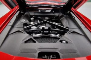 Lamborghini Aventador LP700-4 Andromeda Piros AUTOart 1:18 74669 Fém – 9. kép a 10-ből
