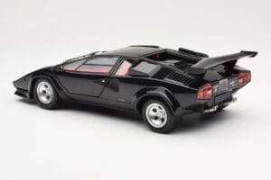 Lamborghini Countach LP 5000 Quattrovalvole Fekete Kyosho 1:18 08320BK Fém – 7. kép a 8-ből