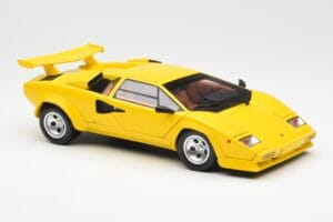 Lamborghini Countach LP 5000 Quattrovalvole Sárga Kyosho 1:18 08320Y Fém – 6. kép a 8-ből