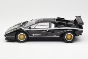 Lamborghini Countach LP 500R Fekete Kyosho 1:18 08320C Fém – 4. kép a 8-ből