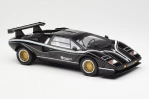 Lamborghini Countach LP 500R Fekete Kyosho 1:18 08320C Fém – 6. kép a 8-ből