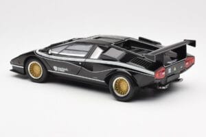 Lamborghini Countach LP 500R Fekete Kyosho 1:18 08320C Fém – 7. kép a 8-ből