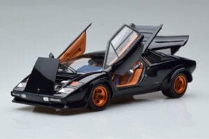 Lamborghini Countach LP500S Walter Wolf Sötétkék Kyosho 1:18 08320D Fém – 2. kép a 11-ből