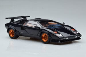 Lamborghini Countach LP500S Walter Wolf Sötétkék Kyosho 1:18 08320D Fém – 6. kép a 11-ből