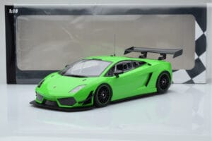 Lamborghini Gallardo LP600+ GT3 Zöld Minichamps 1:18 151111101 Fém – 6. kép a 6-ből