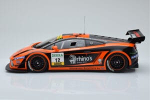 Lamborghini Gallardo LP600+ GT3 Rhinos Leipert Motorsport #12 A. Petrishin / D. Leiper ADAC GT Masters 2011 Minichamps 1:18 1 – 3. kép a 6-ből