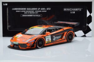 Lamborghini Gallardo LP600+ GT3 Rhinos Leipert Motorsport #12 A. Petrishin / D. Leiper ADAC GT Masters 2011 Minichamps 1:18 1 – 6. kép a 6-ből