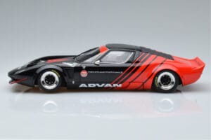 Lamborghini Miura LB Works Liberty Walk Advan GT Spirit 1:18 KJ033 Gyanta – 3. kép a 6-ből