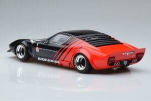 Lamborghini Miura LB Works Liberty Walk Advan GT Spirit 1:18 KJ033 Gyanta – 5. kép a 6-ből