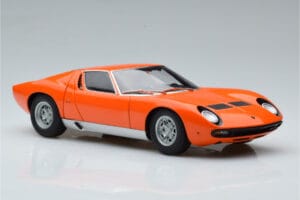 Lamborghini Miura SV Narancssárga AUTOart 1:18 74542 Fém – 6. kép a 8-ből