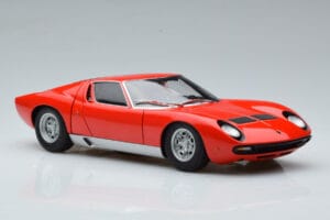 Lamborghini Miura SV Piros AUTOart 1:18 74543 Fém – 6. kép a 8-ből