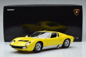 Lamborghini Miura SV Sárga Kyosho 1:18 08317Y Fém – 11. kép a 11-ből