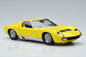 Lamborghini Miura SV Sárga Kyosho 1:18 08317Y Fém – 6. kép a 11-ből
