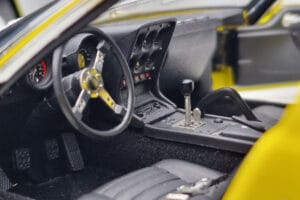 Lamborghini Miura SV Sárga Kyosho 1:18 08317Y Fém – 8. kép a 11-ből