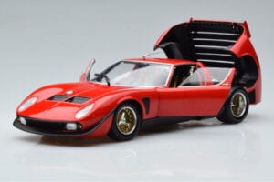 Lamborghini Miura SVR Piros Kyosho 1:18 08319RBK Fém – 2. kép a 9-ből