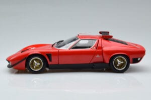Lamborghini Miura SVR Piros Kyosho 1:18 08319RBK Fém – 5. kép a 9-ből