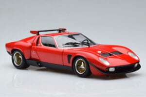 Lamborghini Miura SVR Piros Kyosho 1:18 08319RBK Fém – 6. kép a 9-ből