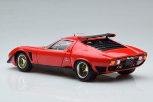 Lamborghini Miura SVR Piros Kyosho 1:18 08319RBK Fém – 7. kép a 9-ből