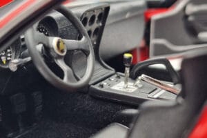 Lamborghini Miura SVR Piros Kyosho 1:18 08319RBK Fém – 8. kép a 9-ből
