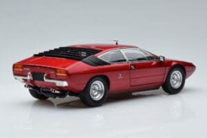 Lamborghini Urraco P250 Piros Kyosho 1:18 08446R Fém – 3. kép a 10-ből