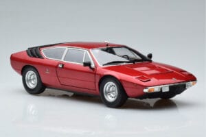 Lamborghini Urraco P250 Piros Kyosho 1:18 08446R Fém – 6. kép a 10-ből