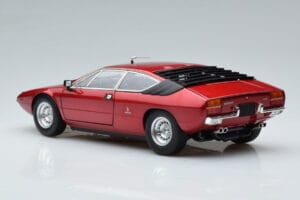 Lamborghini Urraco P250 Piros Kyosho 1:18 08446R Fém – 7. kép a 10-ből