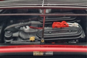 Lamborghini Urraco P250 Piros Kyosho 1:18 08446R Fém – 9. kép a 10-ből