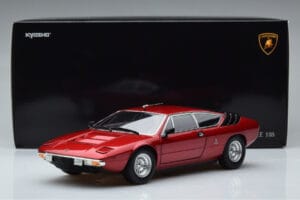 Lamborghini Urraco P250 Piros Kyosho 1:18 08446R Fém – 10. kép a 10-ből