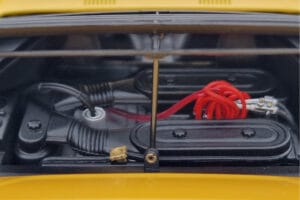 Lamborghini Urraco Sárga Kyosho 1:18 08446GY Fém – 9. kép a 10-ből