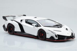 Lamborghini Veneno Fehér AUTOart 1:18 74507 Fém – 6. kép a 8-ből