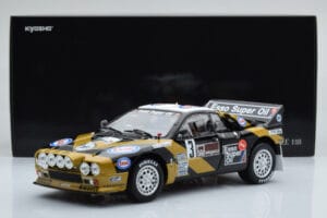 Lancia 037 ESSO #3 F. Tabaton Rally Targa Florio 1985 Kyosho 1:18 08306H Fém – 8. kép a 8-ből