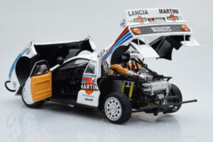 Lancia 037 Martini #8 A. Bettega / M. Perissinot Safari Rally 1985 Kyosho 1:18 08306J Fém – 3. kép a 8-ből