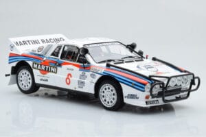 Lancia 037 Martini #8 A. Bettega / M. Perissinot Safari Rally 1985 Kyosho 1:18 08306J Fém – 6. kép a 8-ből