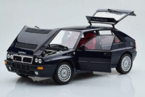 Lancia Delta HF Integrale Club Italia Kék Kyosho 1:18 08343SC Fém – 2. kép a 8-ből