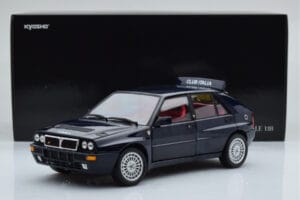 Lancia Delta HF Integrale Club Italia Kék Kyosho 1:18 08343SC Fém – 8. kép a 8-ből