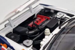 Lancia Delta HF Integrale Evoluzione #2 C. Sainz / L. Moya Tour de Corse 1993 Kyosho 1:18 08348J Fém – 8. kép a 9-ből