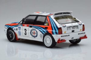 Lancia Delta HF Integrale Evoluzione #3 D. Auriol / B. Occelli Tour de Corse 1992 Kyosho 1:18 08348H Fém – 6. kép a 9-ből