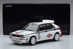 Lancia Delta HF Integrale Evoluzione Test Car Kyosho 1:18 08348G Fém – 9. kép a 9-ből