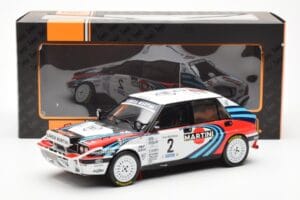 Lancia Delta Integrale 16V #2 M. Biasion / T. Siviero Rally Safari 1990 IXO 1:18 18RMC139A Fém – 6. kép a 6-ből