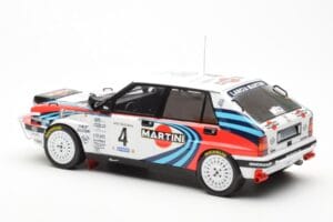 Lancia Delta Integrale 16V #4 A. Fiorio Rally Safari 1990 IXO 1:18 18RMC139B Fém – 5. kép a 6-ből