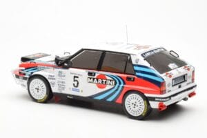 Lancia Delta Integrale 16V #5 J. Kankkunen / J. Piironen Rally Safari 1990 IXO 1:18 18RMC139C Fém – 5. kép a 6-ből